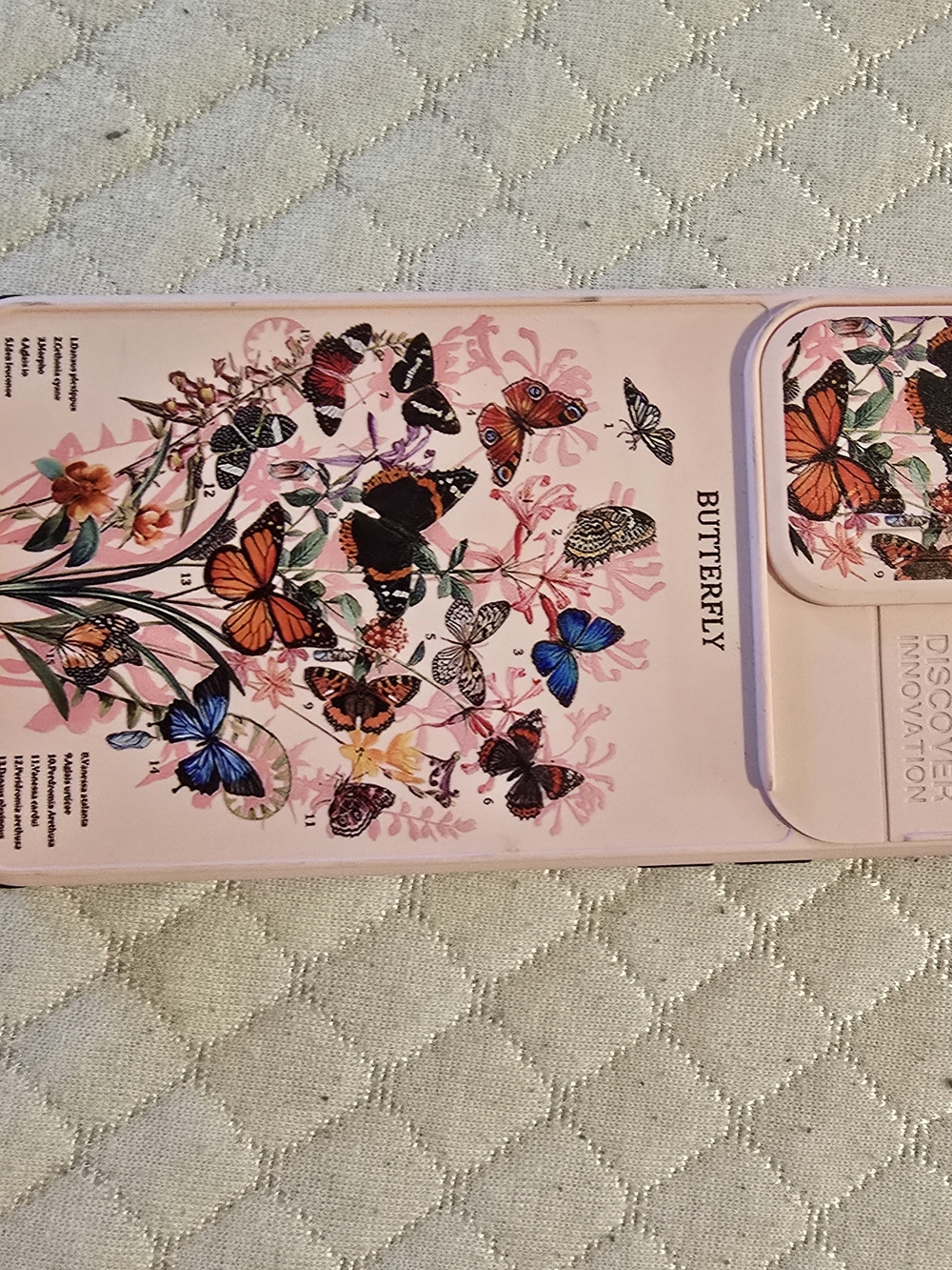 Butterfly Pink Floral Butterfly Pattern Phone Case